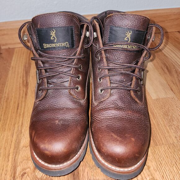 Browning Leather Gore-tex Insulated Waterproof Utility Boots Sz 10EE main image 6